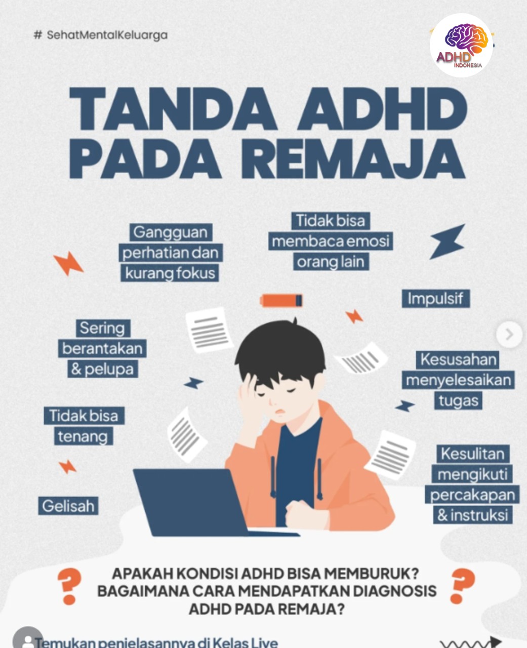 Screening ADHD Non-Diagnostik: Edukasi Awal bagi Orang Tua di Kota Cilegon